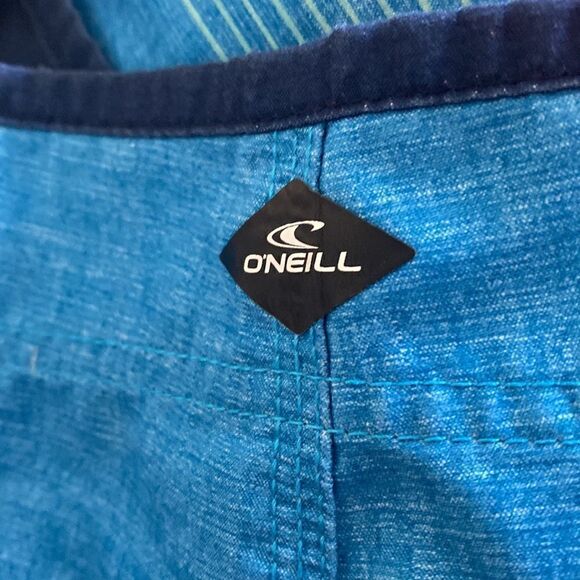 O'Neill Striped Boardshorts  Men's Size 32 Multi Colored Swim Shorts Summer Wear - Picture 11 of 11